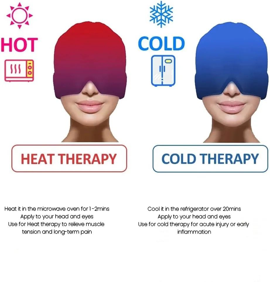 Miniatura 4 de Gorro Gel Alivio Migraña Dolor Cabeza